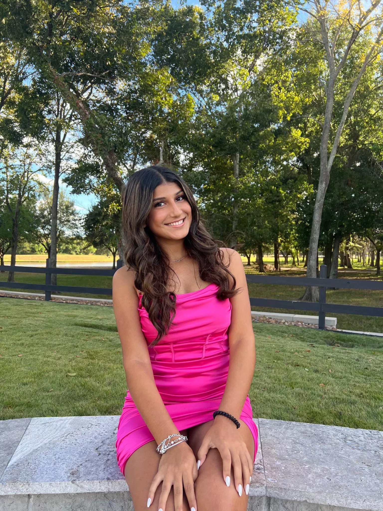 Pink dress