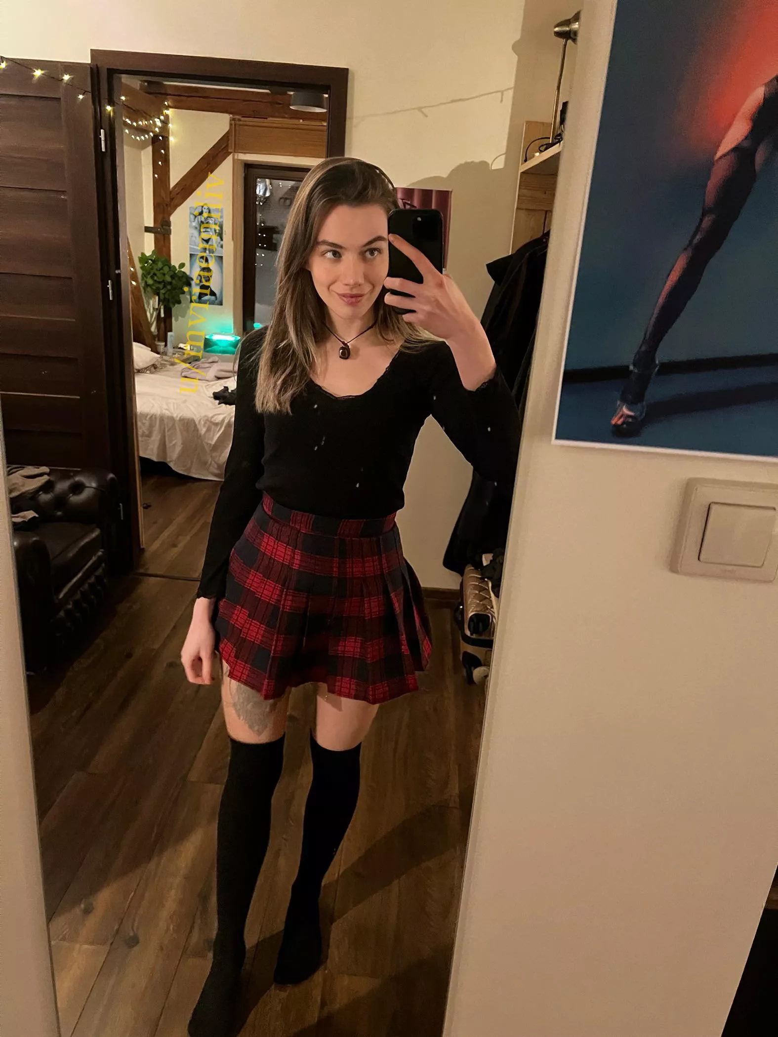 Quick selfie before going out to play board games with friends aka my casual look :)