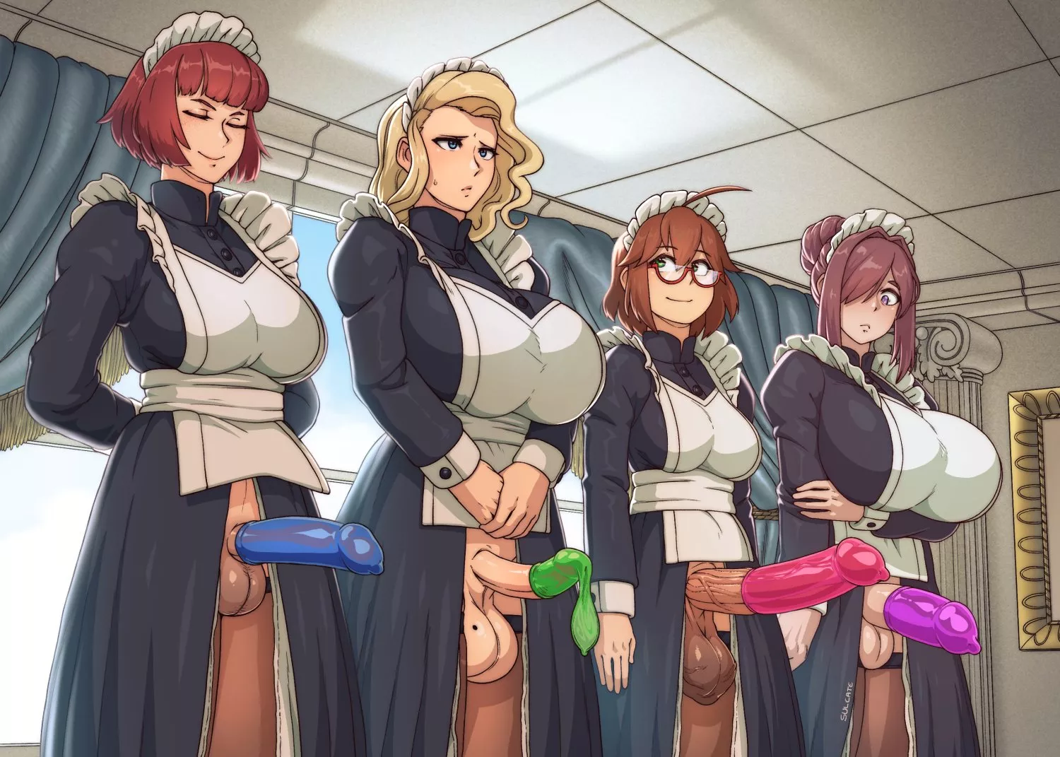 Seen so much futas, my brain starts to think girls have dicks by default...