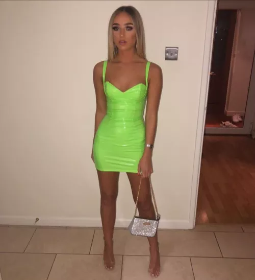 Shelly in shiny green
