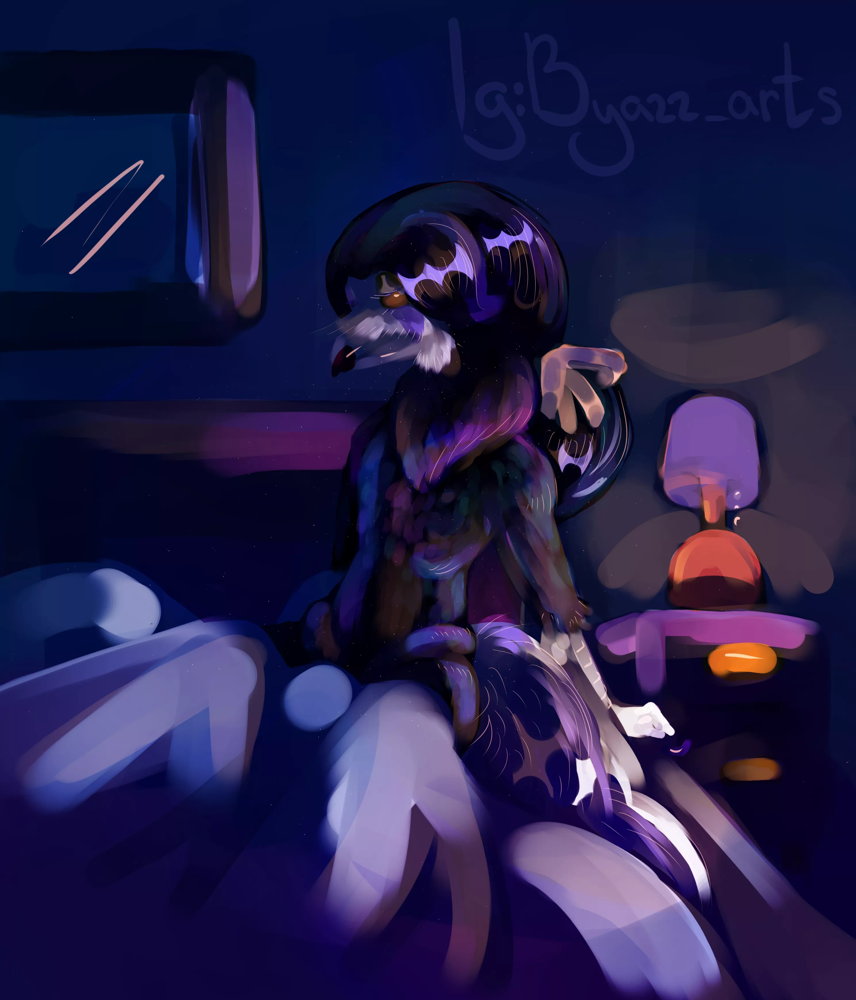 Should I mark drawings like this as NSFW?... (Character is mine)