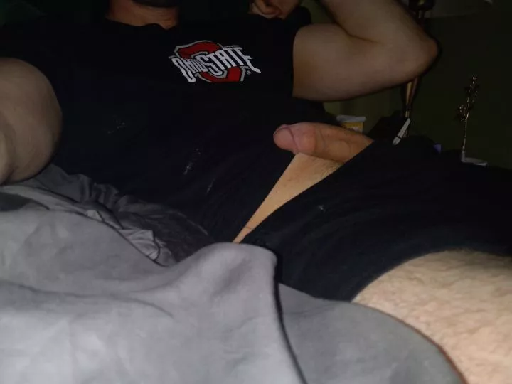 Snuggle up with me this Sunday morning. My huge cock and I will keep you warm.