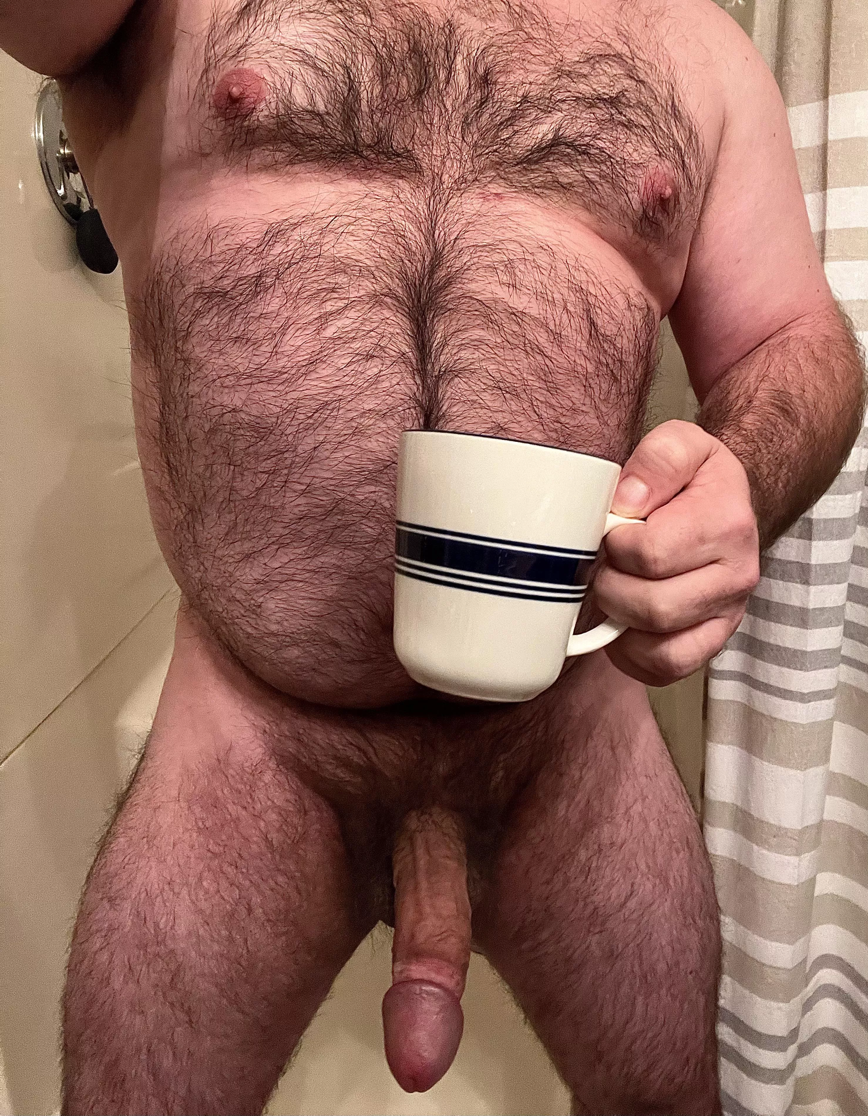 Sunday morning and snow is falling. How about we go back to bed and I fill your cup instead?