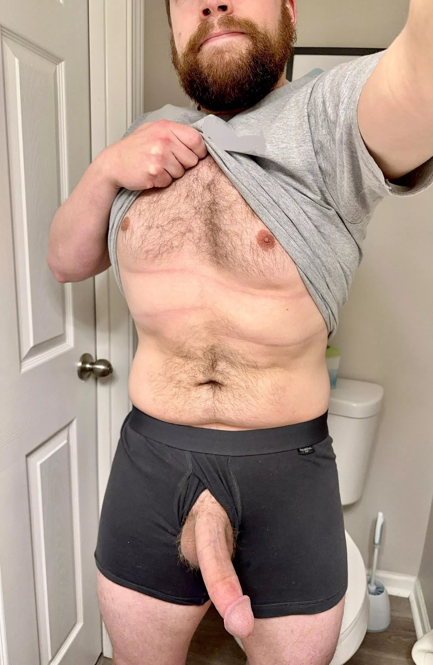 Take as long a look at my dad bod as you like.