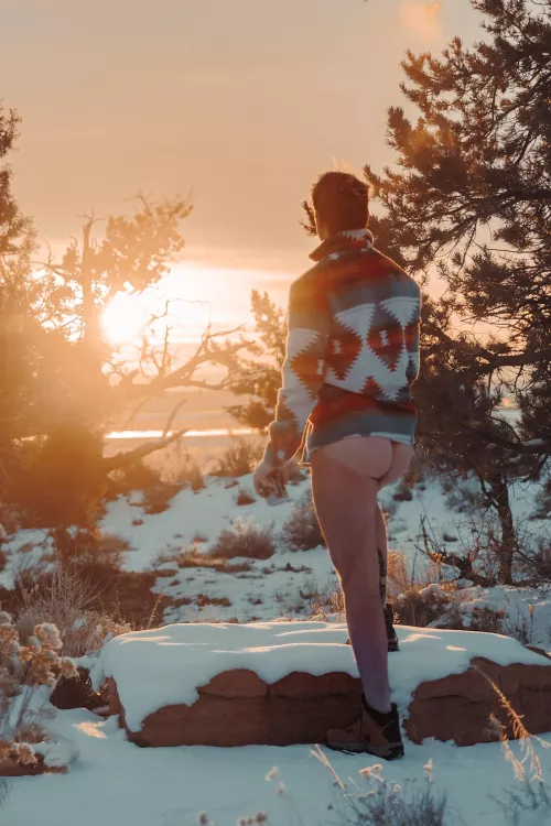 This was as cold as it looks.