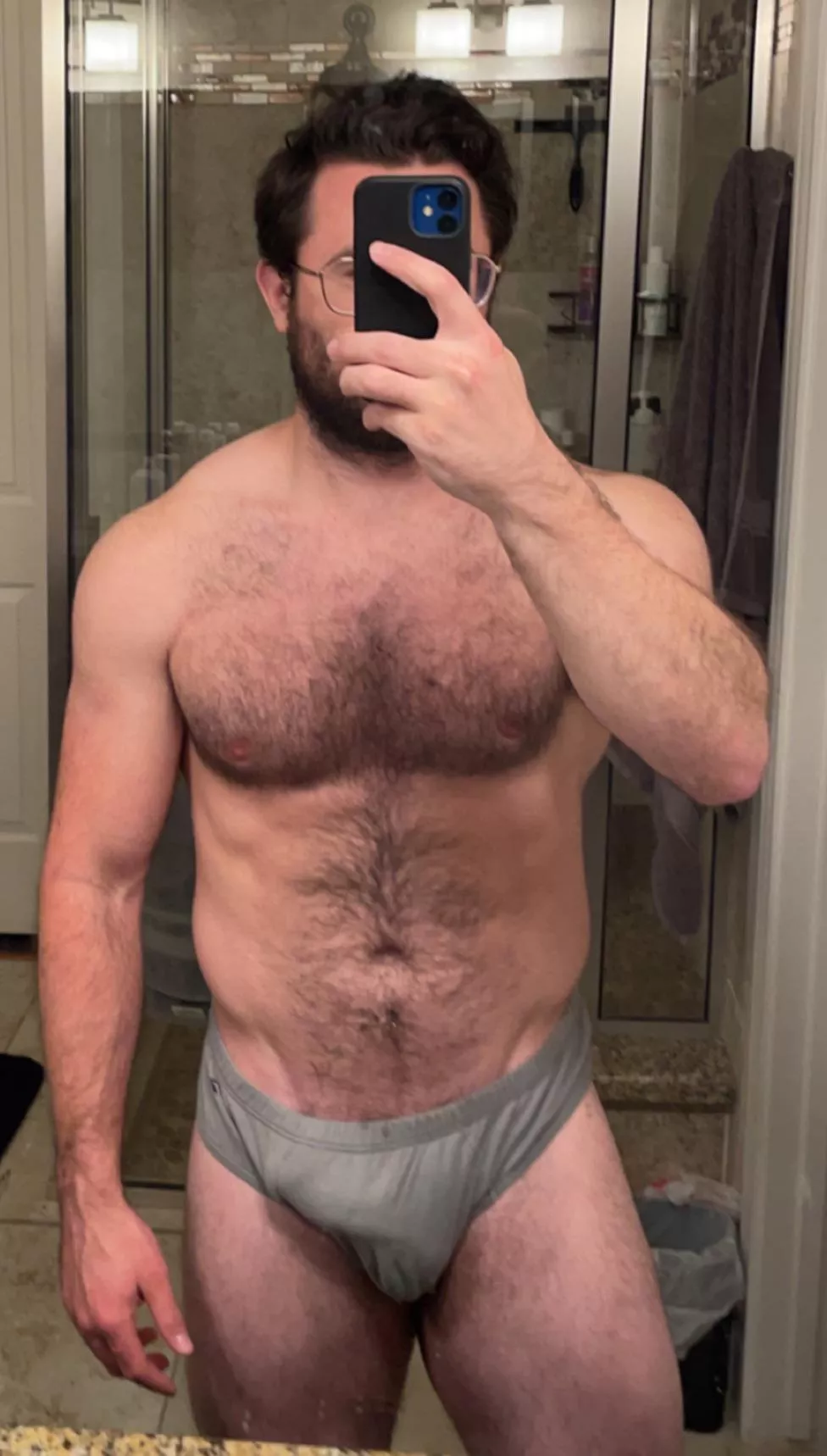 Used to make fun of my dad’s glasses and now I wear a pair just like them [32]