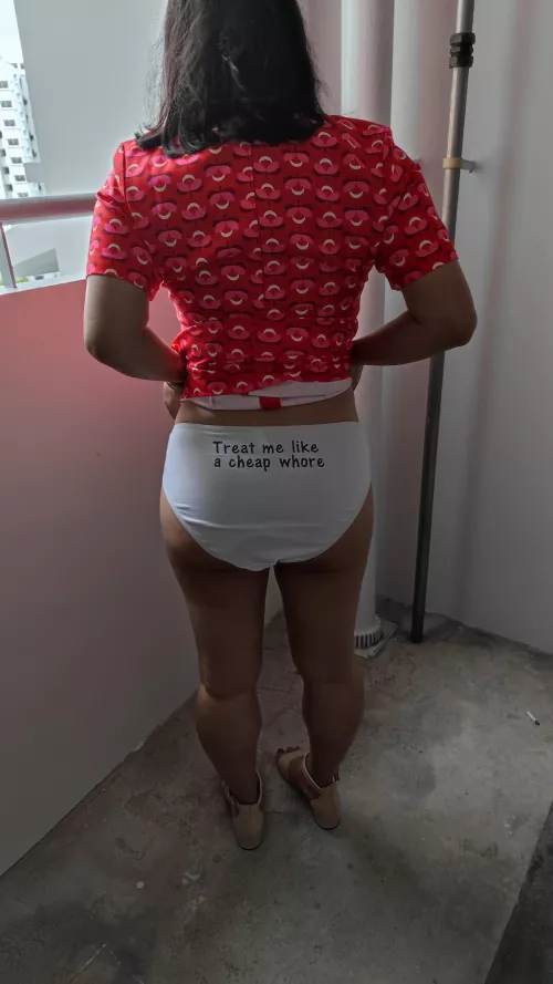 Wearing cheongsam for Chinese new year but secretly a chink whore