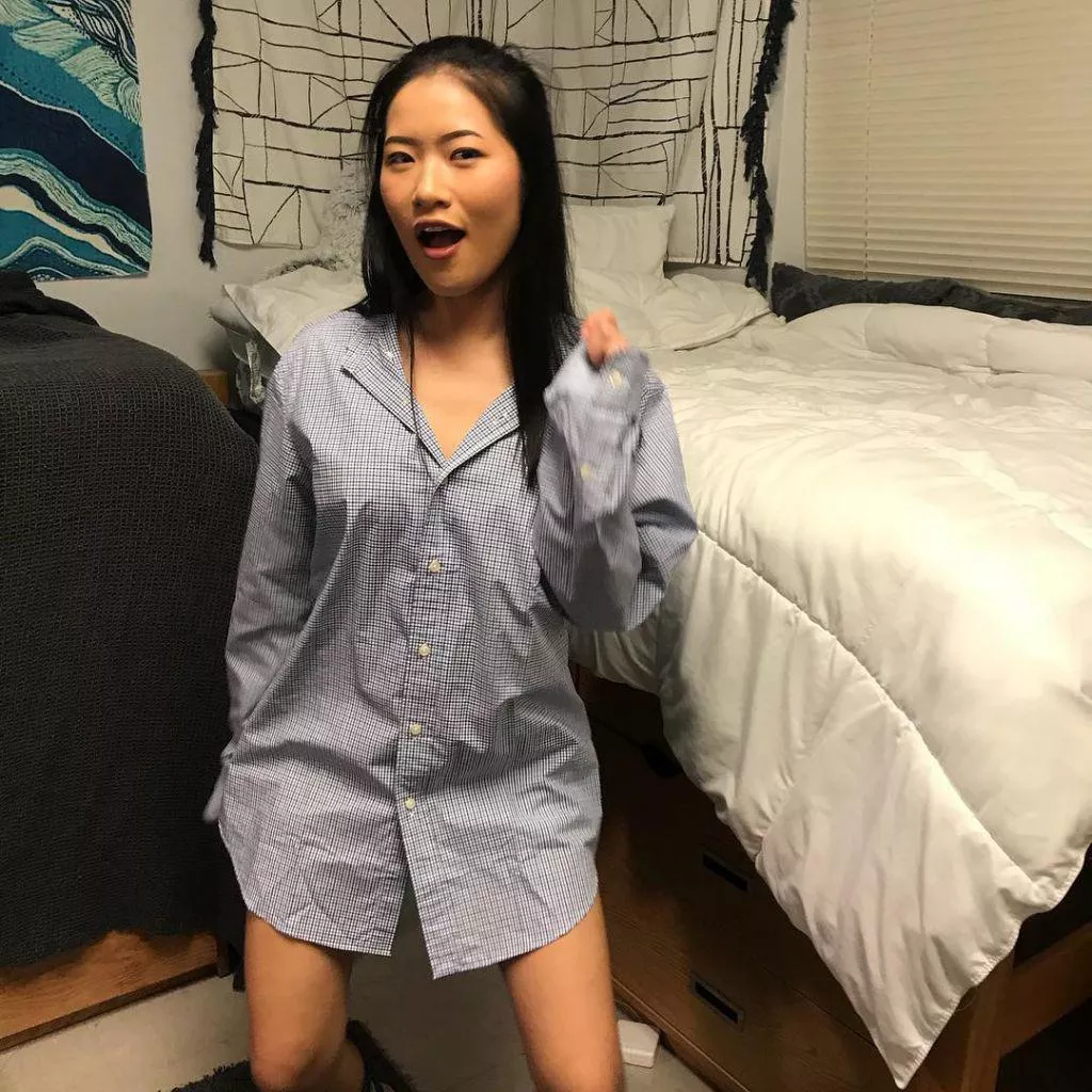 What did she just get done doing?