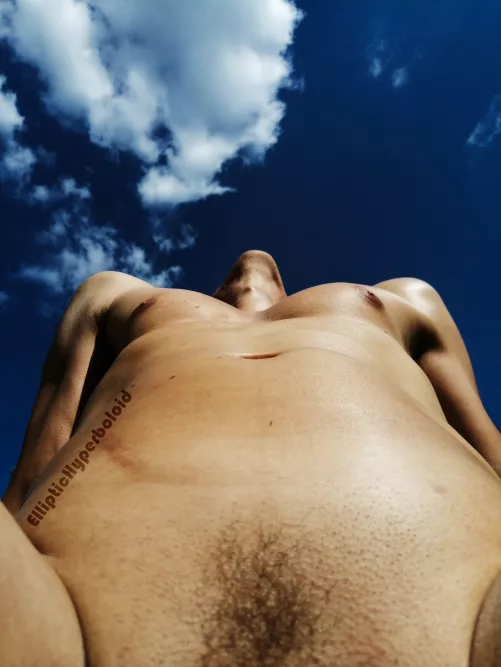 When you look up and see nothing but the sky and me