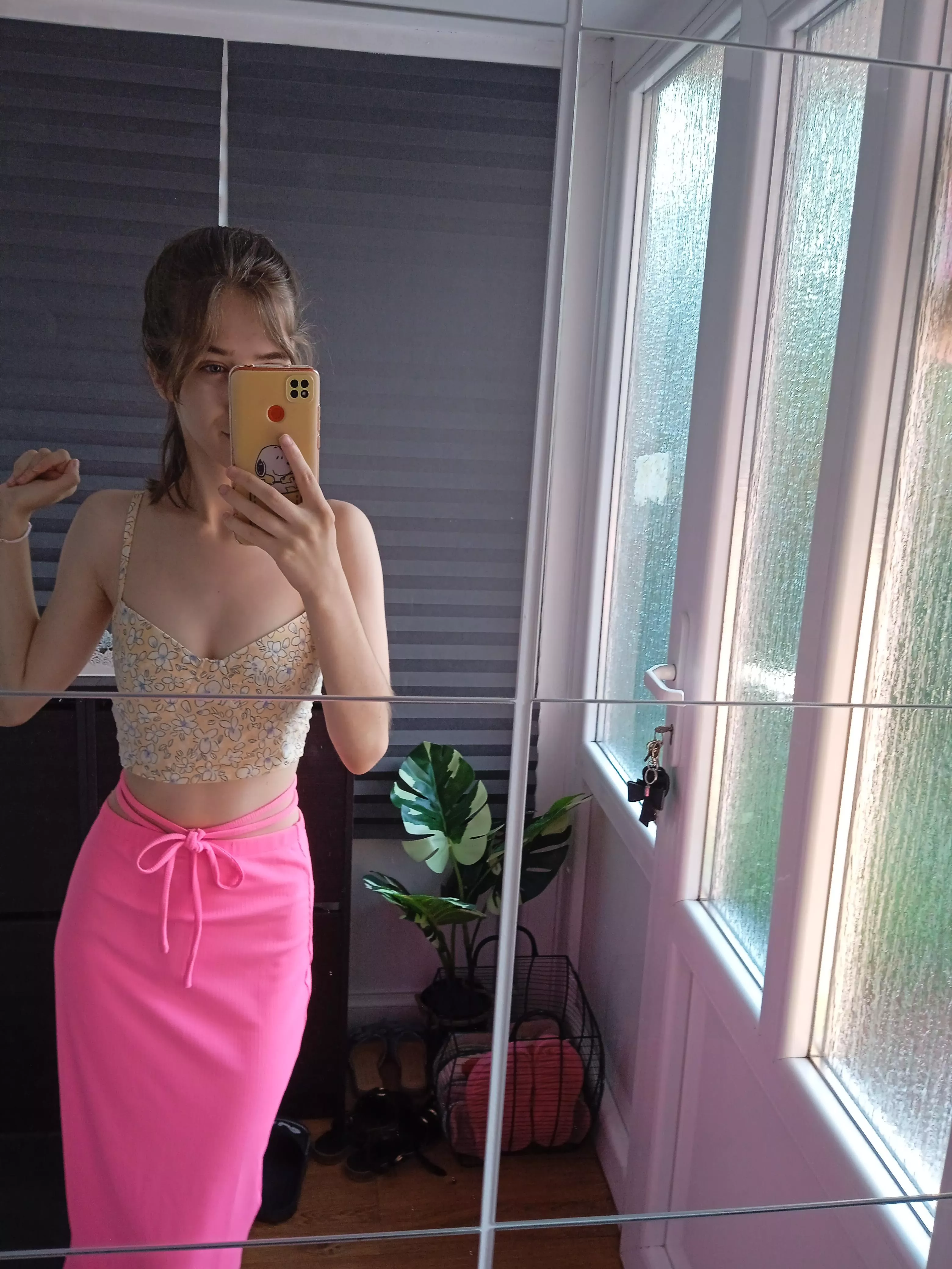 Wore it once outside, was so uncomfortable with all the staring, I decided it's better not to draw attention.