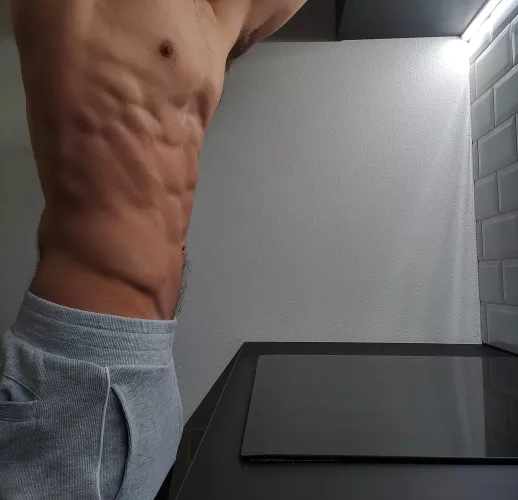 Would you like to feel my abs?