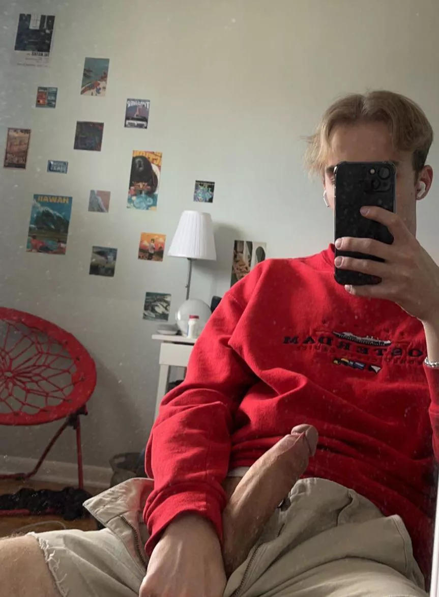 Would you suck my big teen cock?