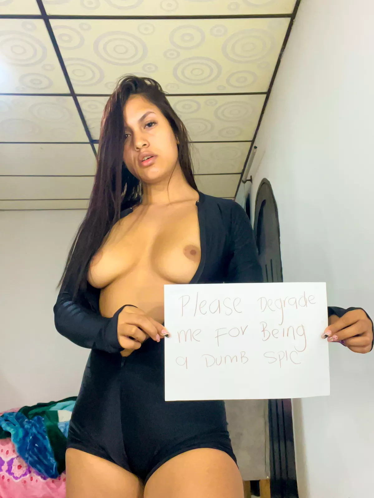 Yes Please Degrade Me White Gods, I'm Your Latina Slave!