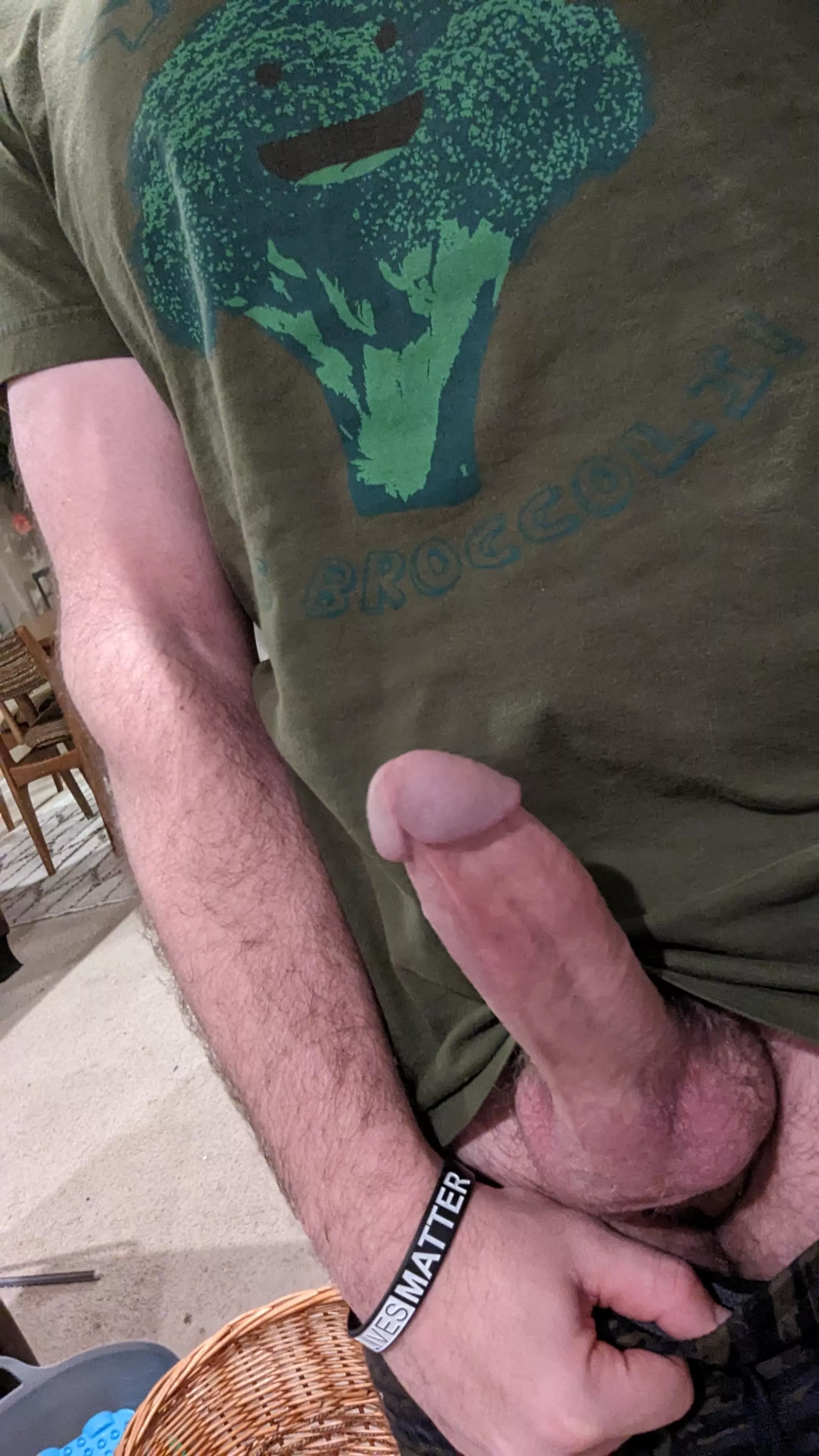 [33] do you like my broccoli T-shirt?