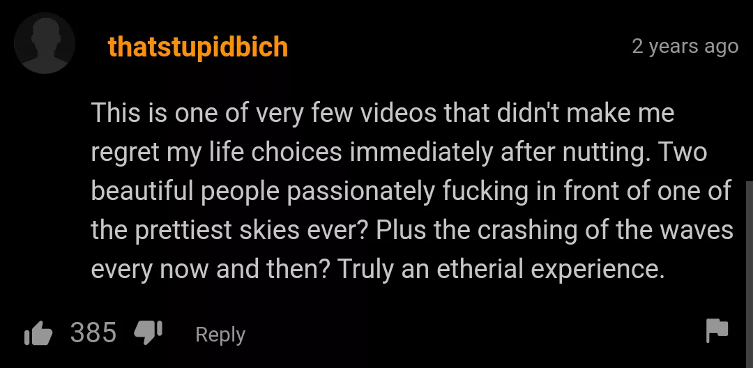 An etherial experience.