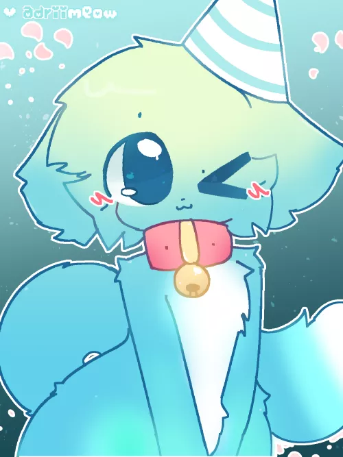 birfday gift for @mintpaws on twitter! (oc)