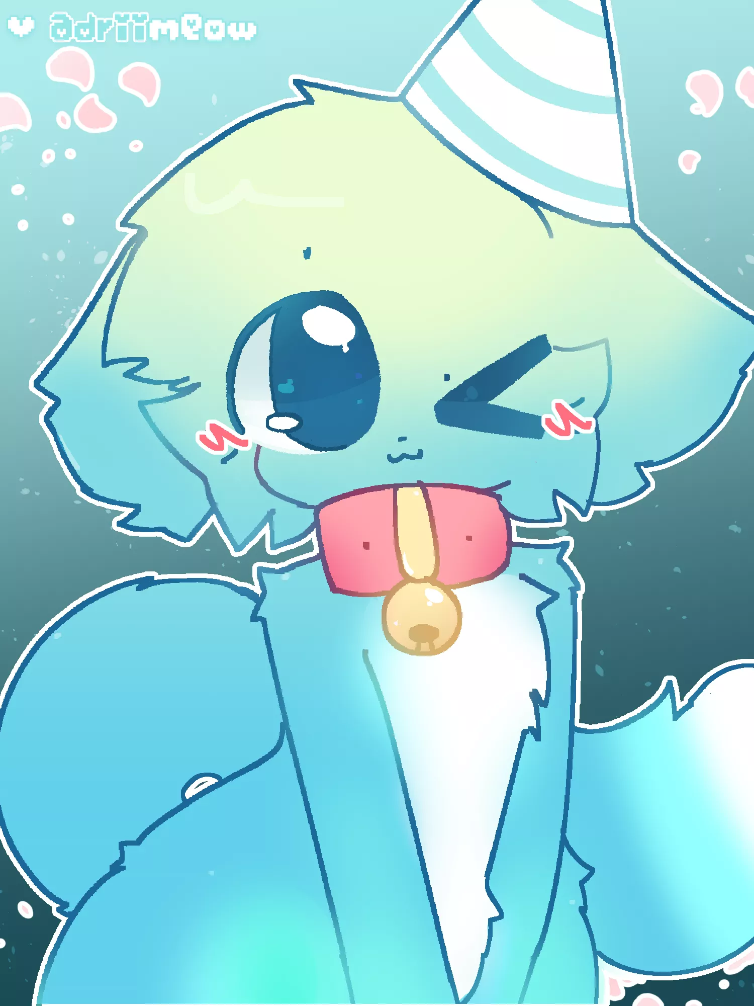 birfday gift for @mintpaws on twitter! (oc)