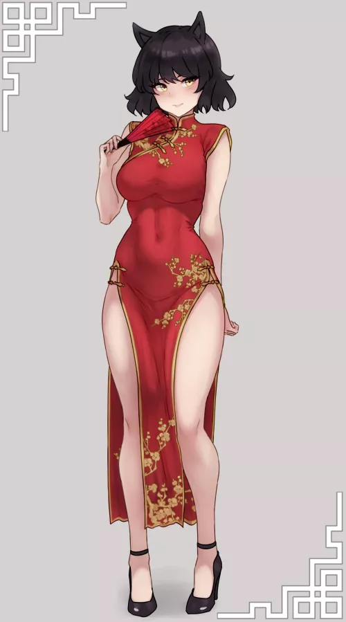 Blake looking good in her qipao by [Bluefield]