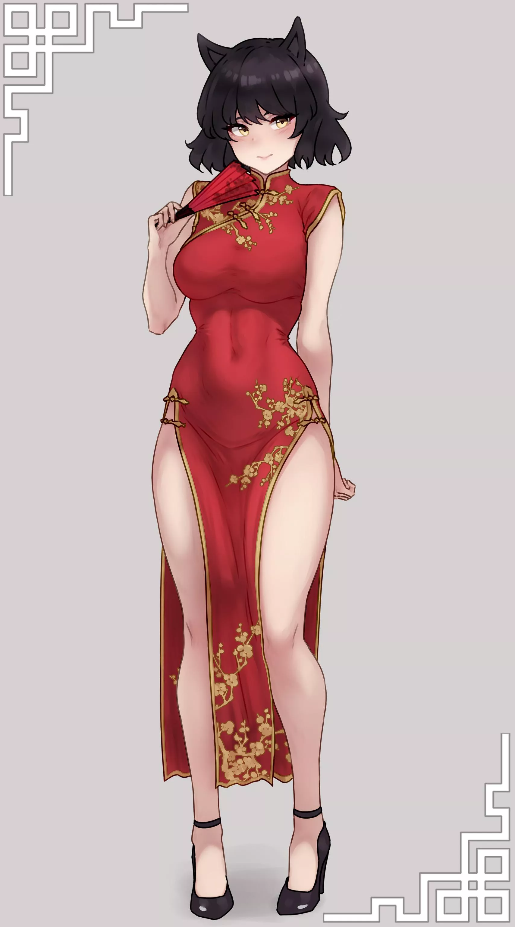 Blake looking good in her qipao by [Bluefield]