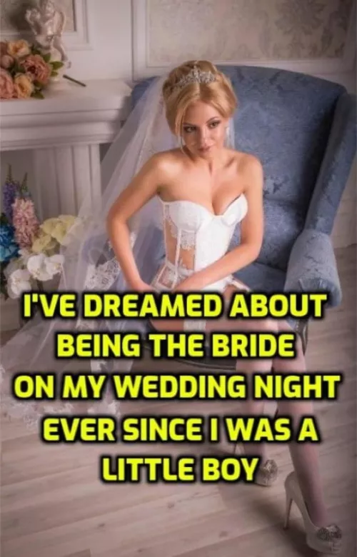 Boys can have dreams of a special wedding day too.