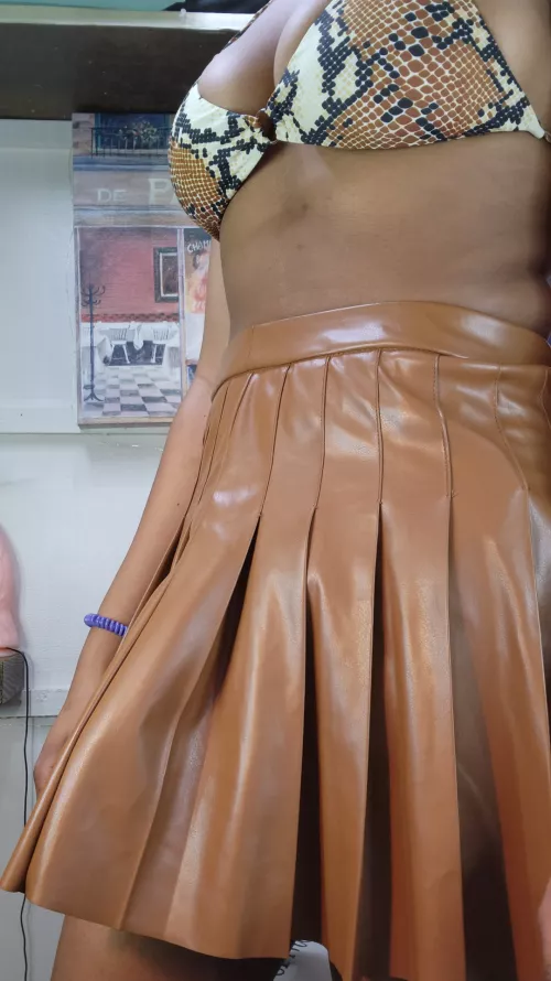 Dressed up to go for brunch.