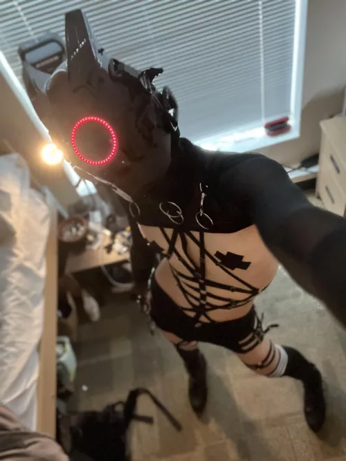 Femboy but make it cyberpunk