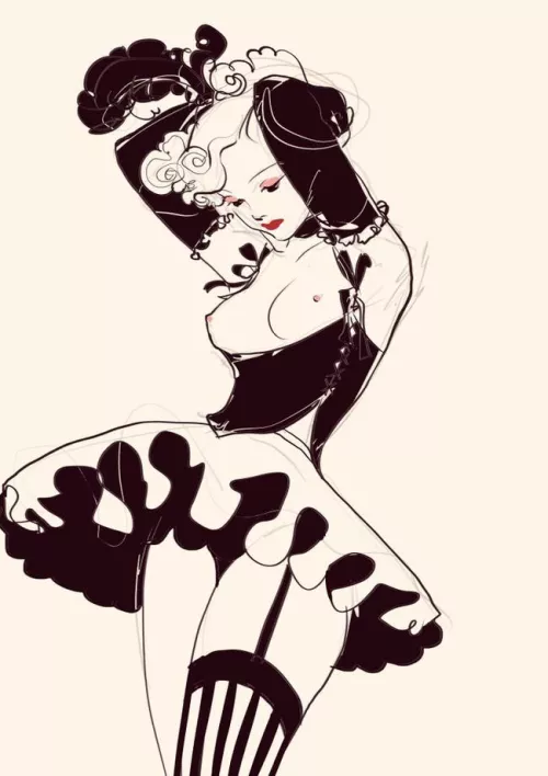 Flapper Sketch (Jasmin Darnell) [oc]