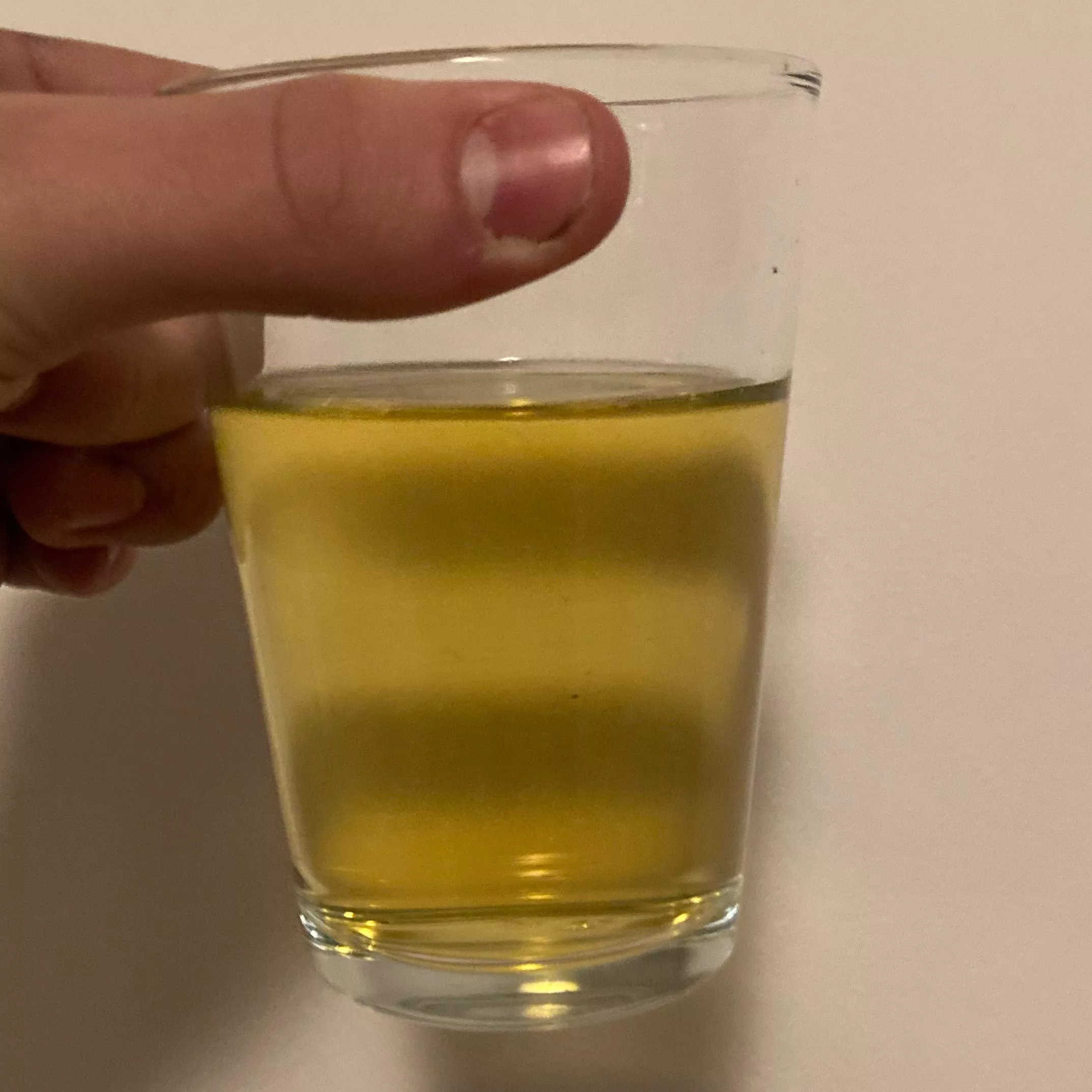 Full cup of my own piss Should I drink it?