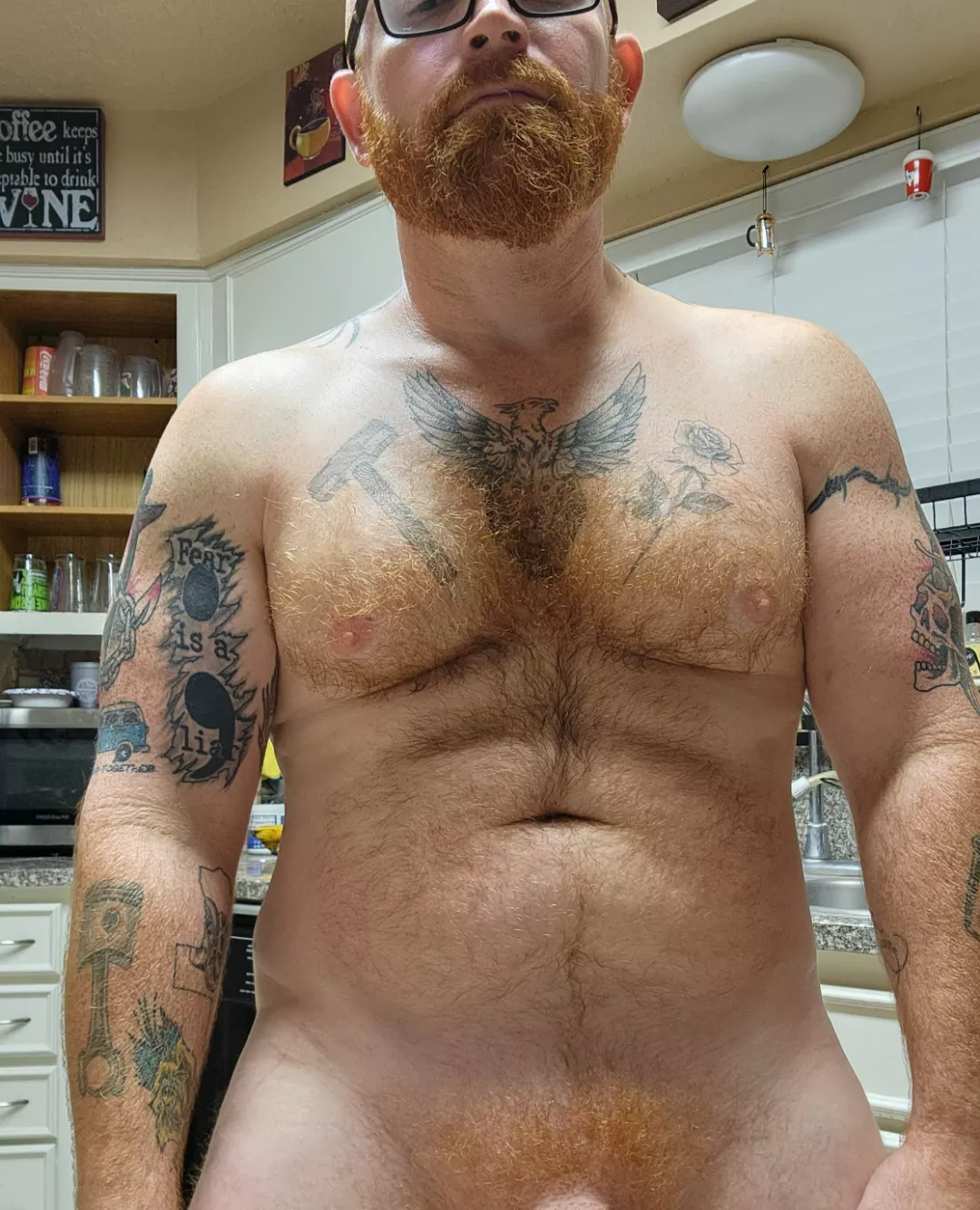 Ginger chest hair