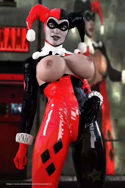 Harley got her tits out for you ~ (Deviantstar12)