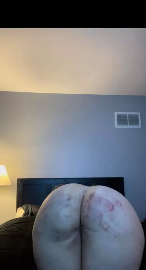 Her first time being Spanked. 33 Spanks with a Leather Belt. The aftercare is literally my favorite part. My God I love this Woman 🥹