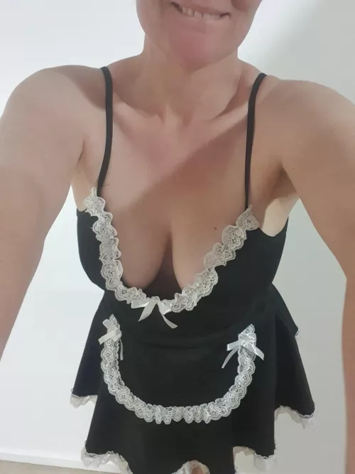 How about I clean your house wearing this!?