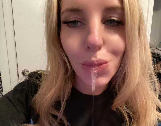 I have a mouthful of spit for you tonight bby