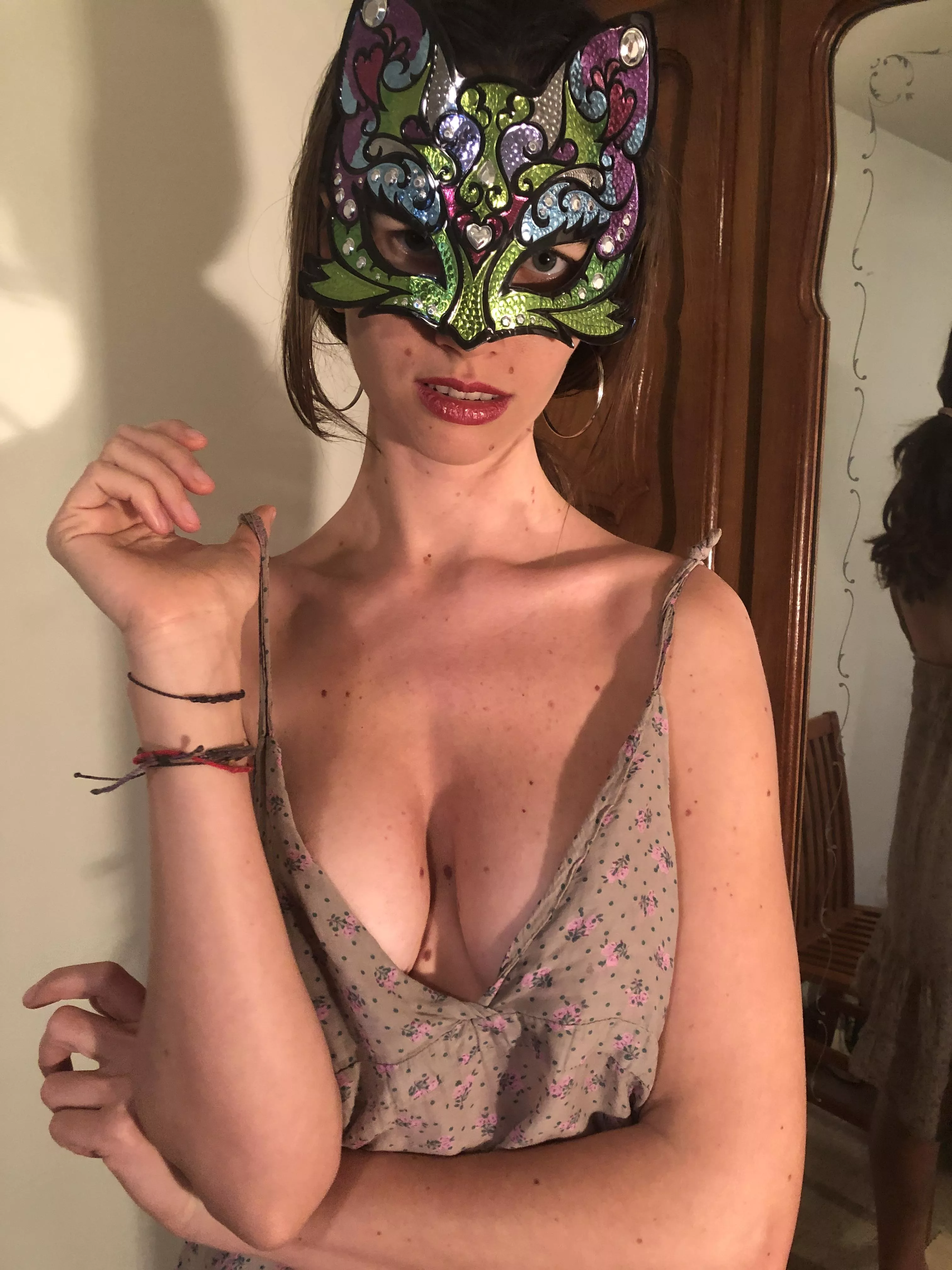 I heard you may have a little thing for my pale boobies.