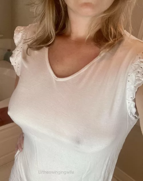 I hope you enjoy a nice pair of milf tits