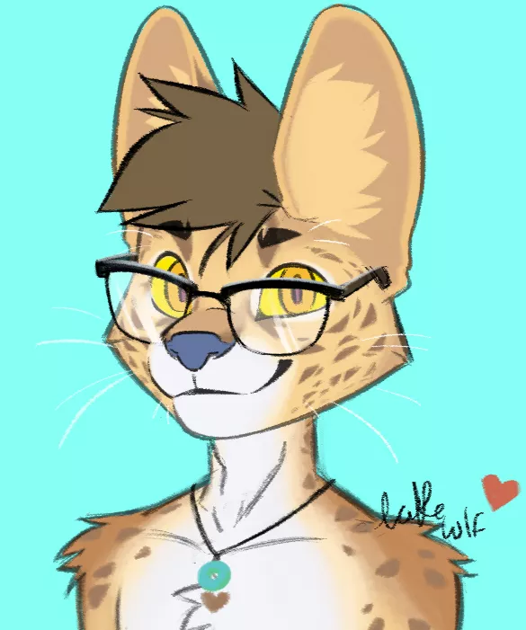 I made this cool serval dude