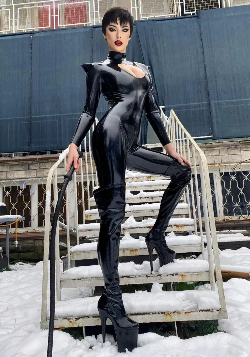 In my favorite catsuit