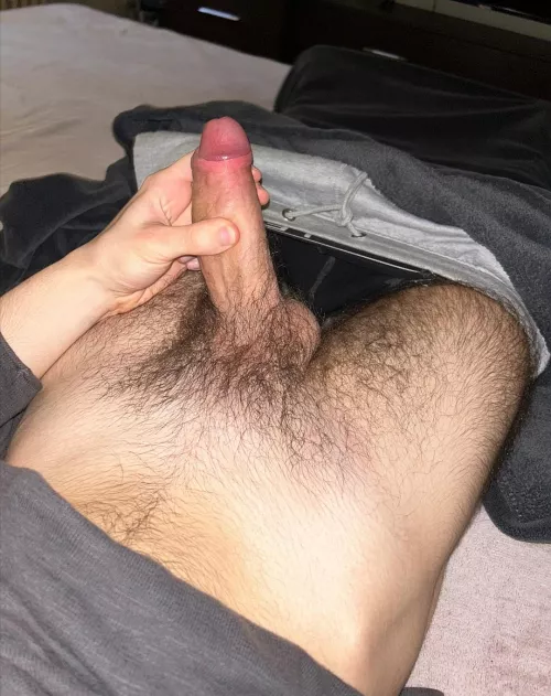 Is that a hairy teen cock?