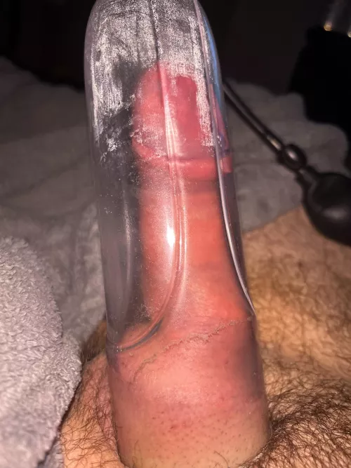 It’s making my cock so fat I love it