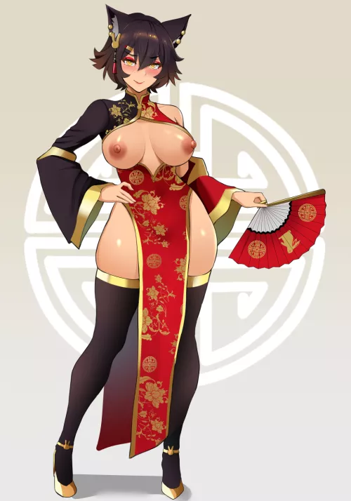 Kali also ALSO celebrating the year of the rabbit (Lainart)