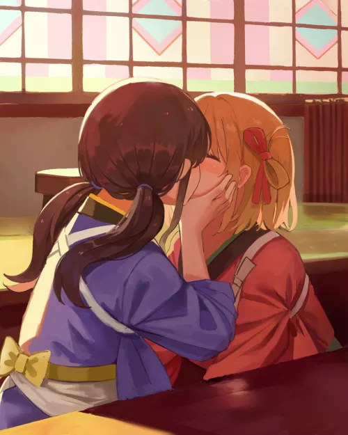 Kissing at work (By MILKTEA) [Lycoris Recoil]