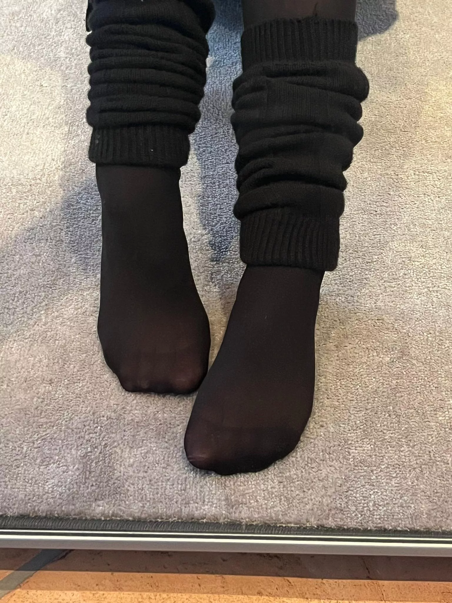 Long socks should work well as masturbation gloves, especially when sweaty shouldn't they?