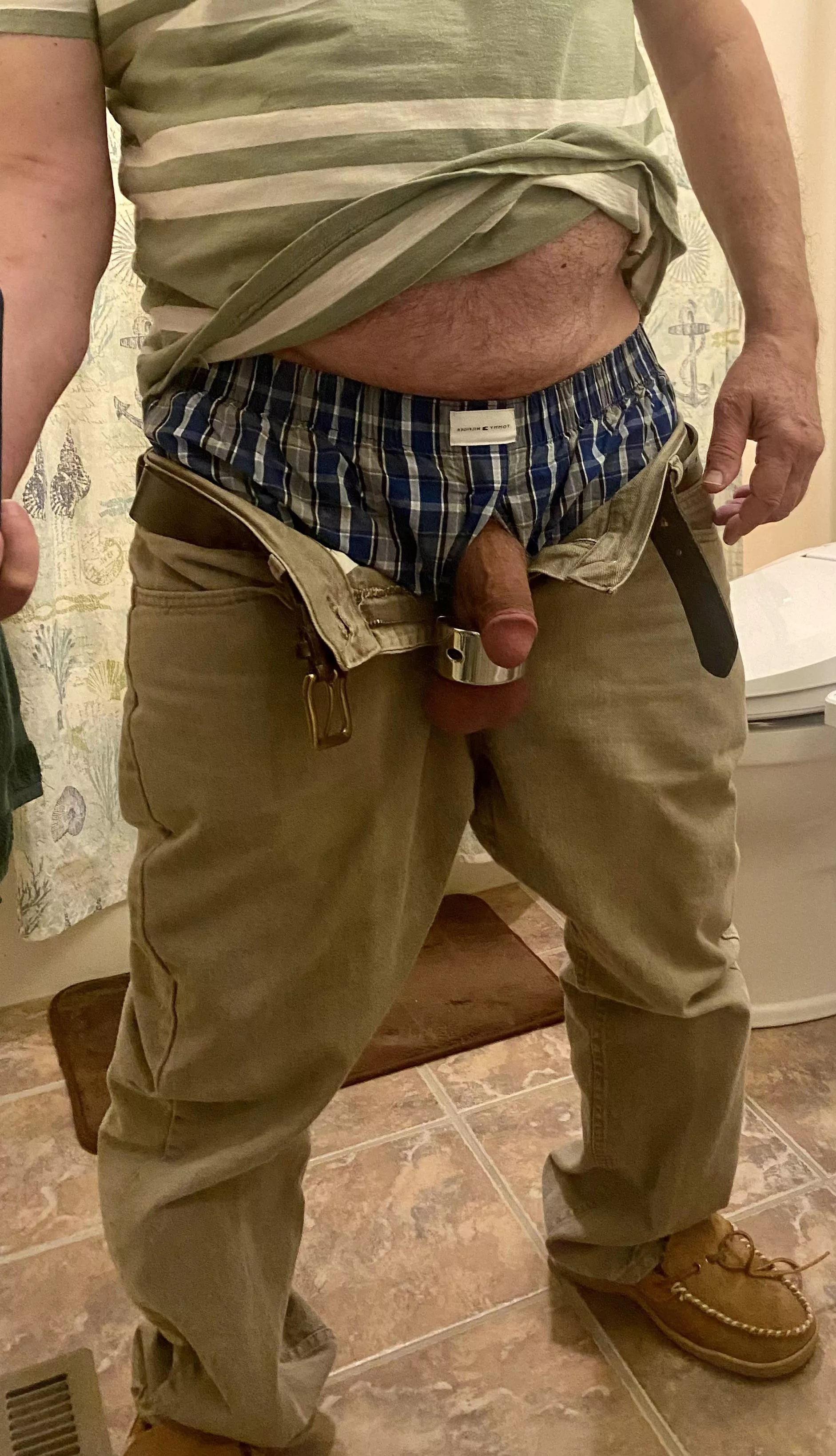 Love wearing my plaid boxers