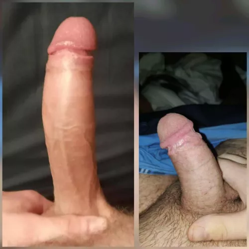 Me(left) vs. u/Tsak0u compared hard 😁 See the difference, I'm so much bigger