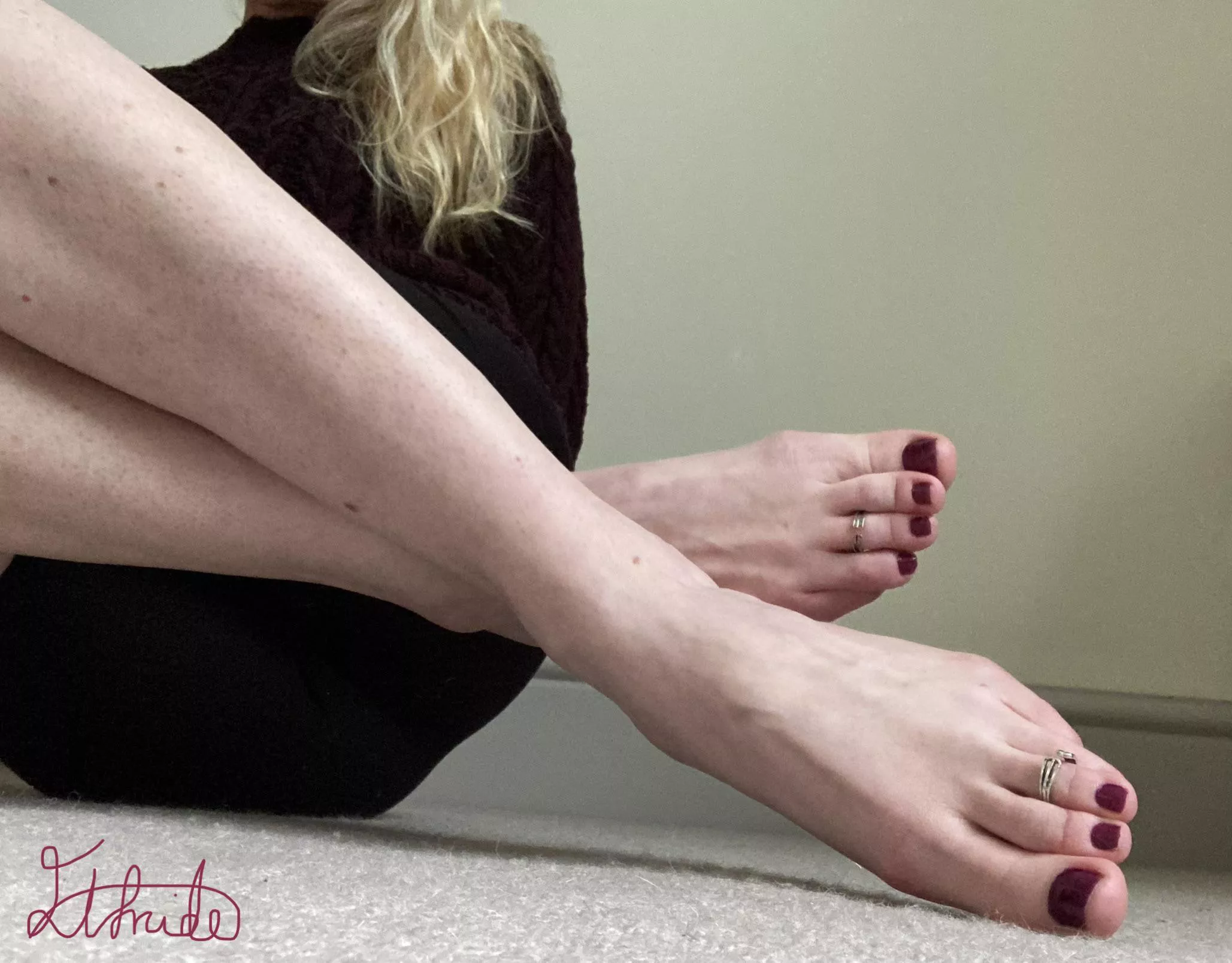 Mermaid pose, like my toes?