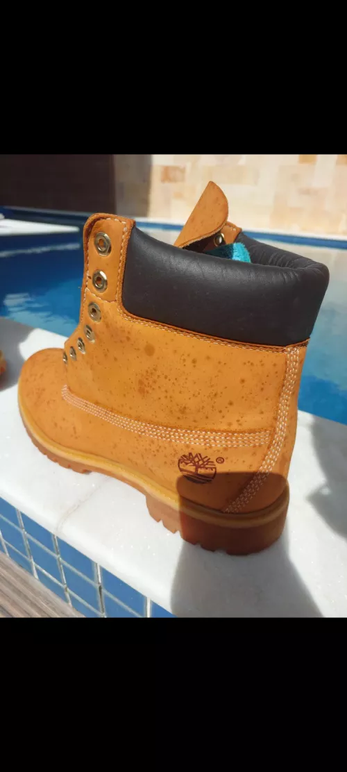 Mold on boots.