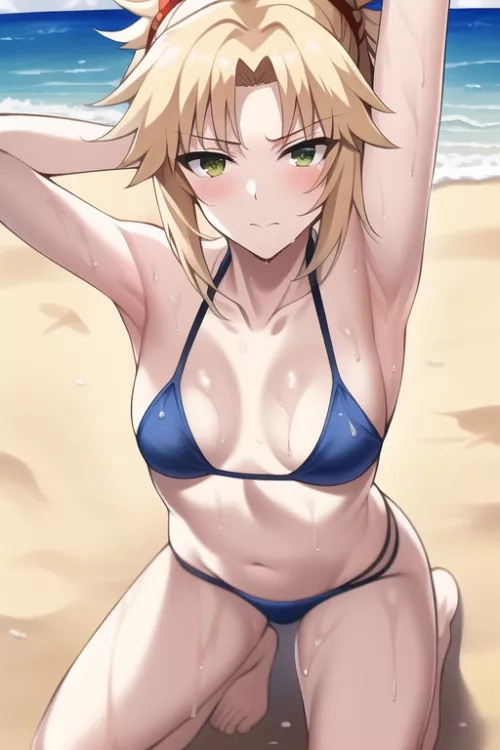 Mordred's wet body (NovelAI)