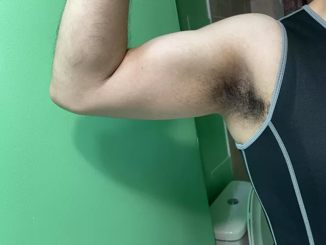 Morning workout complete. Come take a sniff