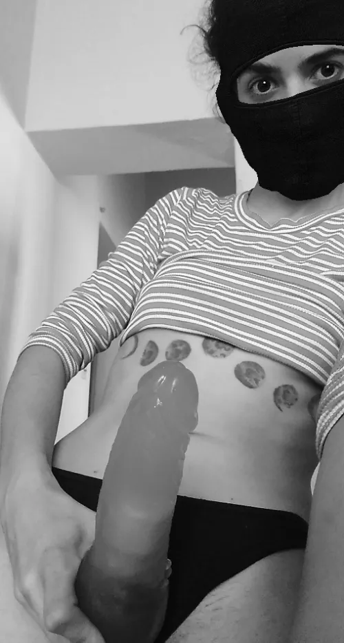 My cock is bigger than yours, therefore your holes are mine bitch.