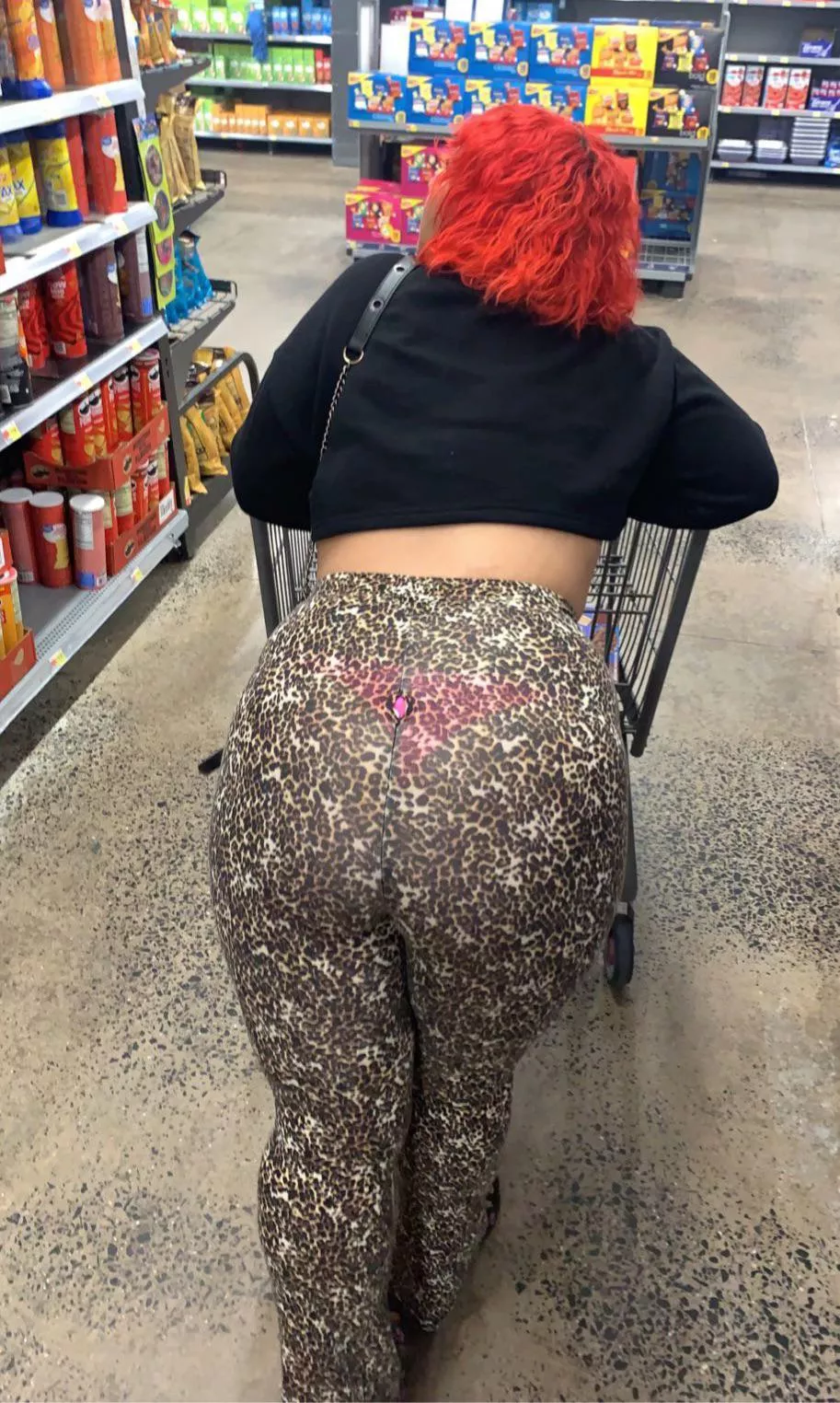 My girls thong showing through her leggings